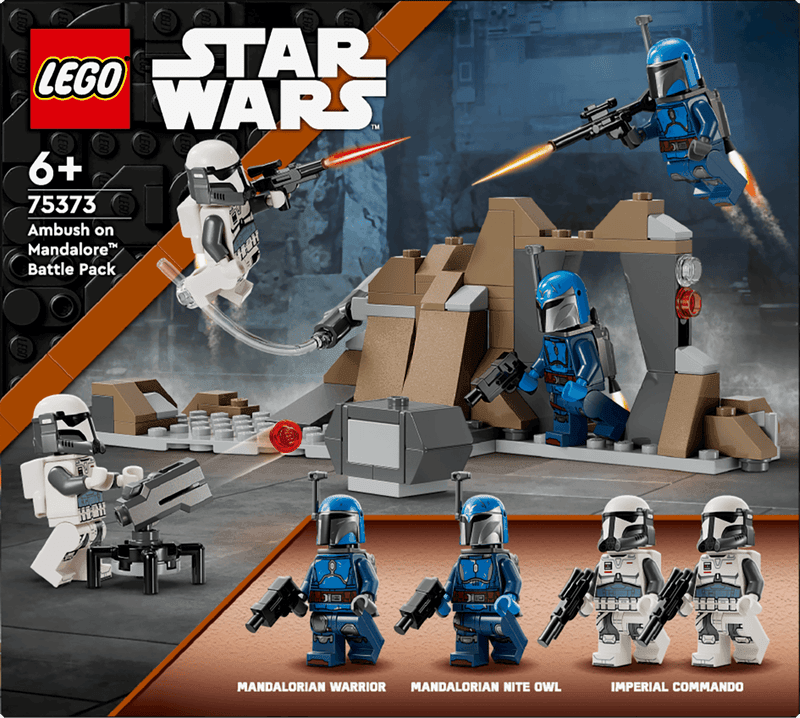 LEGO Hinderlaag op Mandalore Battle Pack 75373 StarWars LEGO STARWARS @ 2TTOYS | Official LEGO shop😊🥰 LEGO €. 18.48