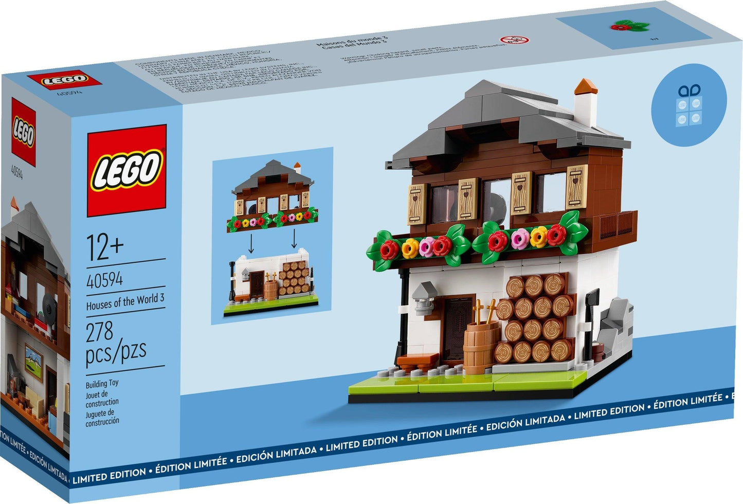 LEGO Houses of the World 3 40594 Creator LEGO @ 2TTOYS | Official LEGO shop😊🥰 LEGO €. 12.99