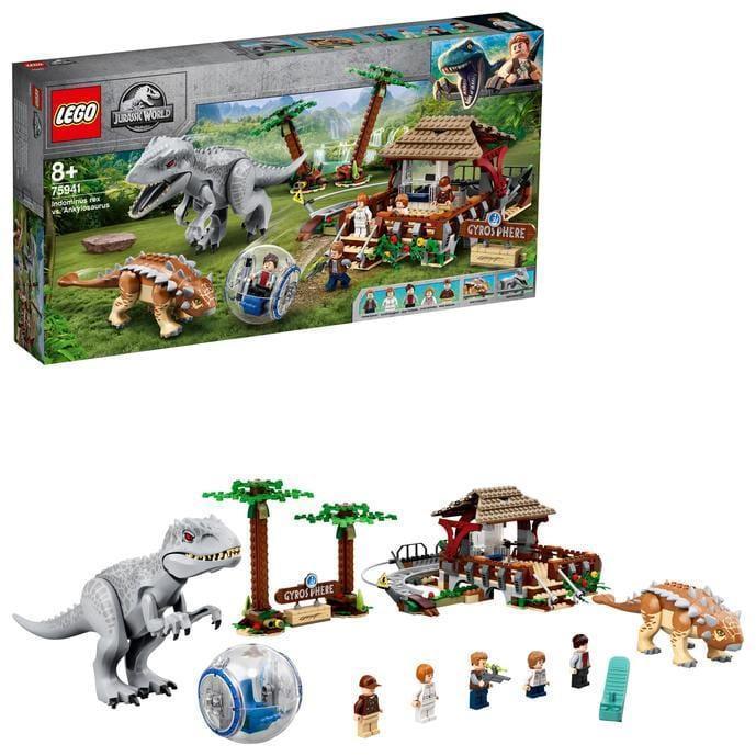 LEGO Indominus Rex vs Ankylosaurus Dino 75941 Jurassic World LEGO JURASSIC WORLD @ 2TTOYS | Official LEGO shop😊🥰 LEGO €. 129.99