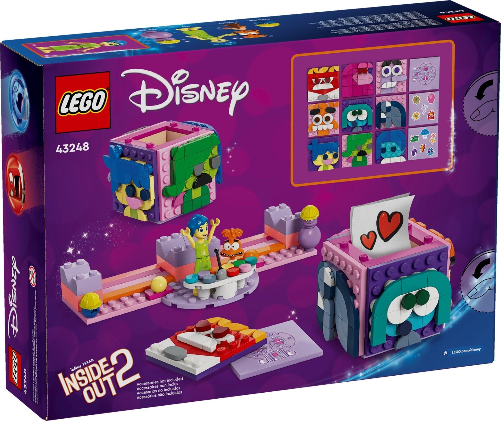 LEGO Inside Out Mood Cube Pixar 43248 Disney LEGO DISNEY @ 2TTOYS LEGO €. 29.49