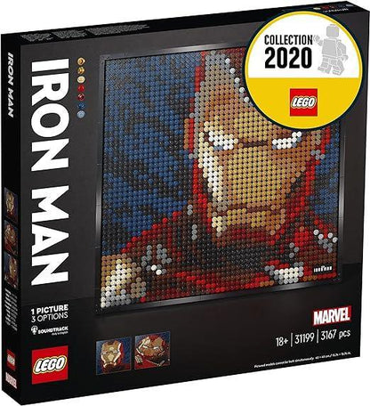 LEGO Iron Man schilderij Marvel Studio 31199 Art (USED) LEGO SUPERHEROES @ 2TTOYS | Official LEGO shop😊🥰 LEGO €. 99.99