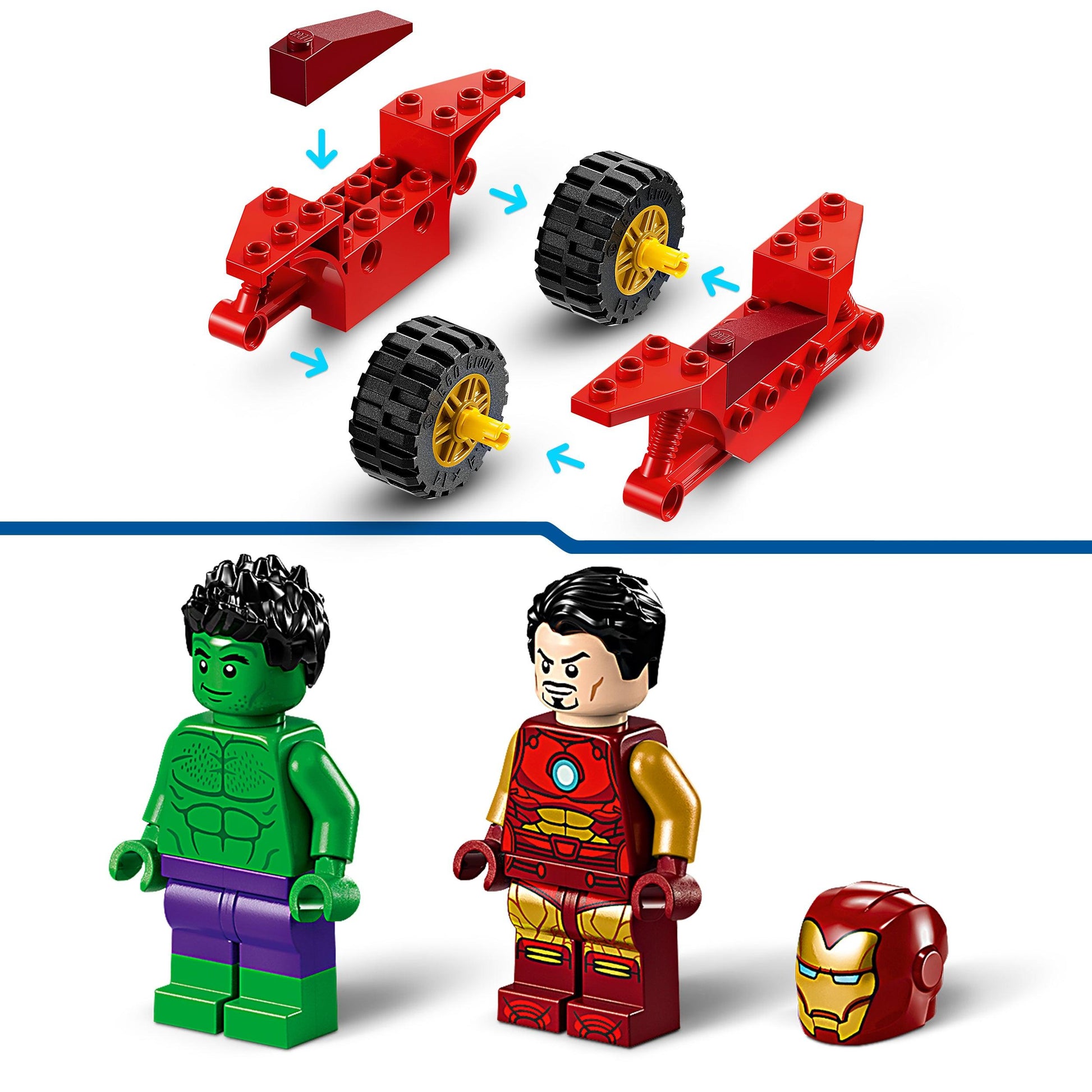 LEGO Iron Man with Bike and The Hulk 76287 Superheroes SUPERHEROES @ 2TTOYS | Official LEGO shop😊🥰 LEGO €. 12.99