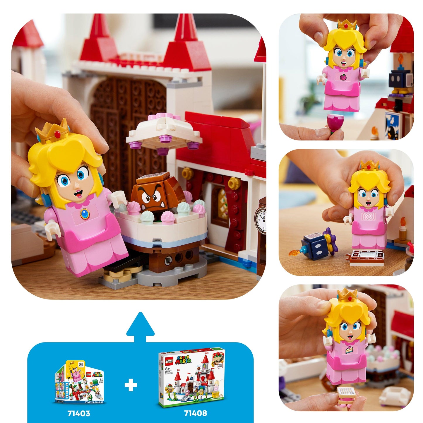 LEGO Kasteel van Peach 71408 Super Mario LEGO SUPERMARIO @ 2TTOYS LEGO €. 109.98