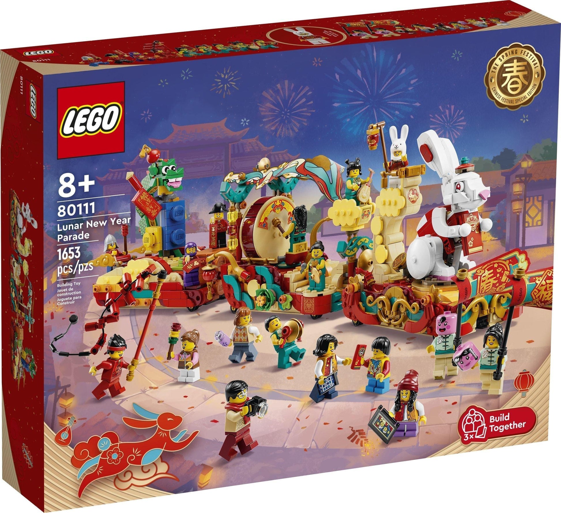 LEGO Lunar New Year Parade 80111 Chinese Newyear LEGO CHINEES NIEUWJAAR @ 2TTOYS | Official LEGO shop😊🥰 LEGO €. 149.99