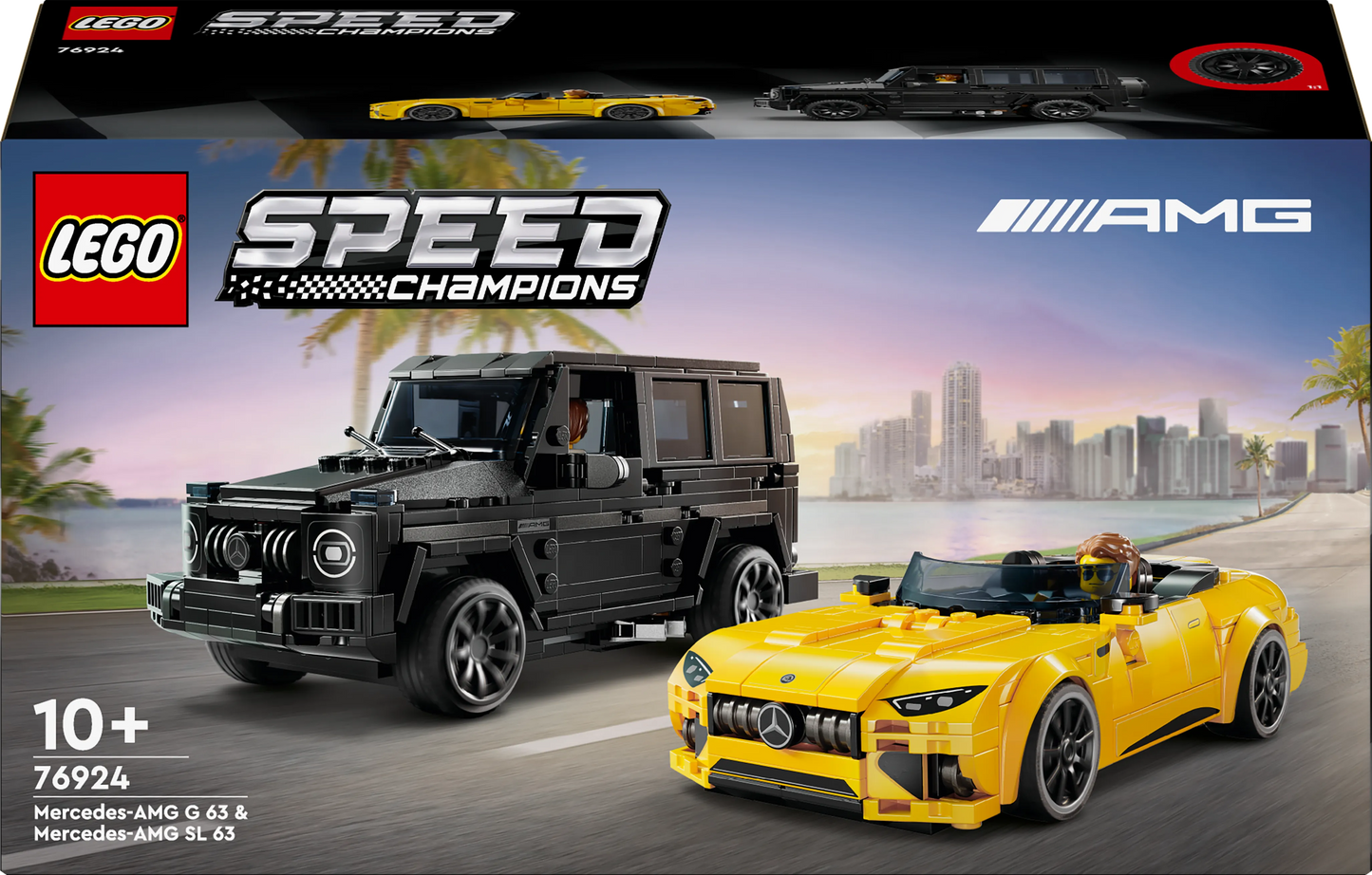 LEGO Mercedes-AMG GT Roadster 2024 & AMG G 63 76924 Speedchampions LEGO SPEEDCHAMPIONS @ 2TTOYS | Official LEGO shop😊🥰 LEGO €. 42.49