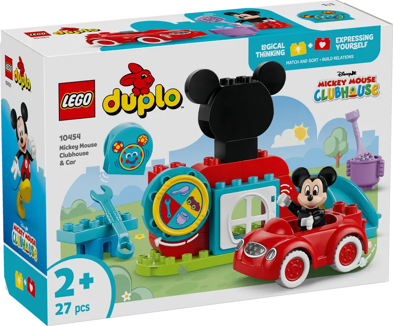 LEGO Mickey Mouse Clubhuis en auto 10454 DUPLO (Pre-Order: maart 2025) @ 2TTOYS | Official LEGO shop😊🥰 2TTOYS | Official LEGO shop😊🥰 €. 16.99