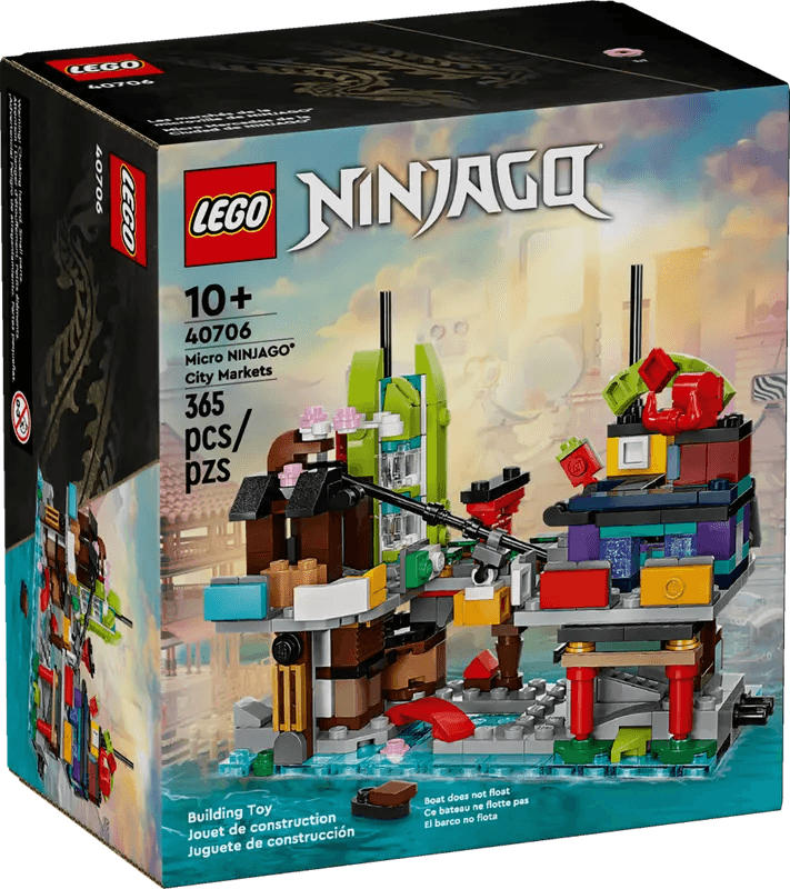 LEGO Micro NINJAGO® stadsmarkten 40706 Ninjago LEGO NINJAGO @ 2TTOYS | Official LEGO shop😊🥰 LEGO €. 14.49