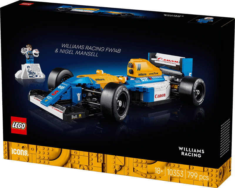 LEGO Nigel Mansell's F1 car 10353 Icons @ 2TTOYS | Official LEGO shop😊🥰 2TTOYS | Official LEGO shop😊🥰 €. 67.98