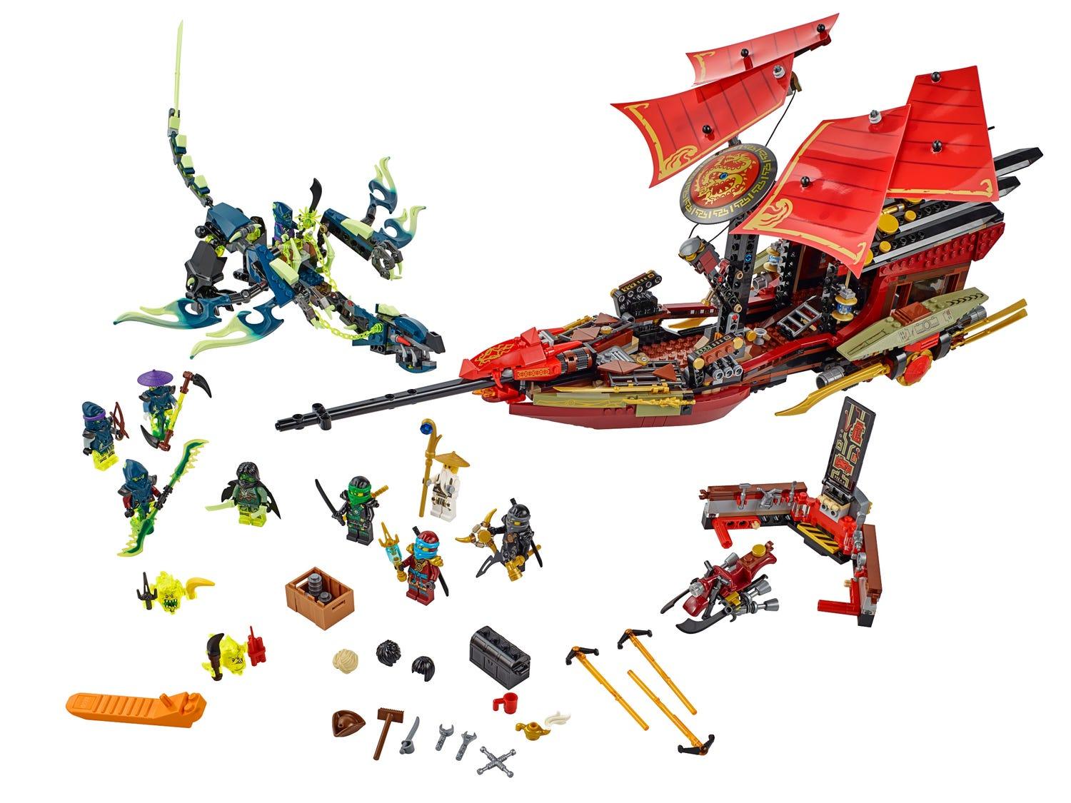 LEGO Ninjago super Destiny's Bounty 70738 Ninjago LEGO NINJAGO @ 2TTOYS | Official LEGO shop😊🥰 LEGO €. 149.98