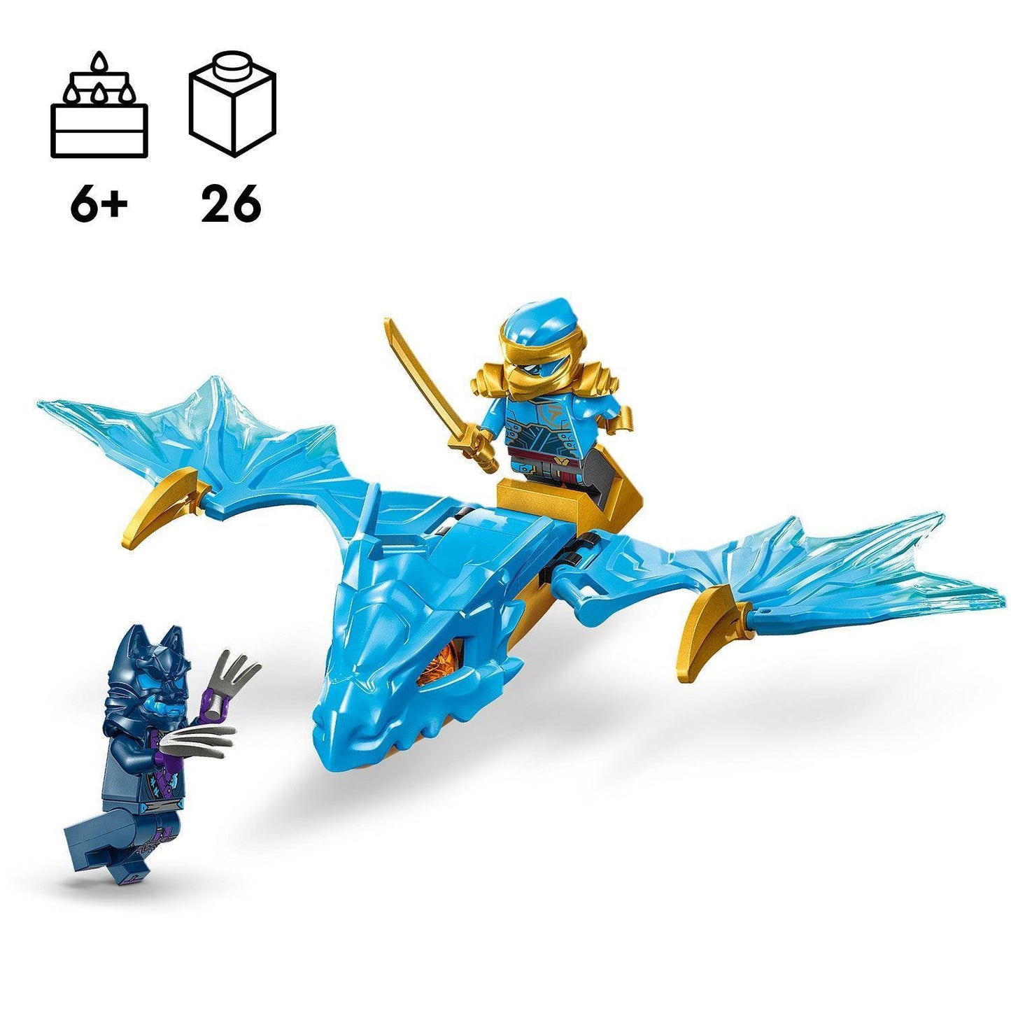 LEGO Nya's Rising Dragon Strike 71802 Ninjago LEGO Ninjago @ 2TTOYS | Official LEGO shop😊🥰 LEGO €. 8.49