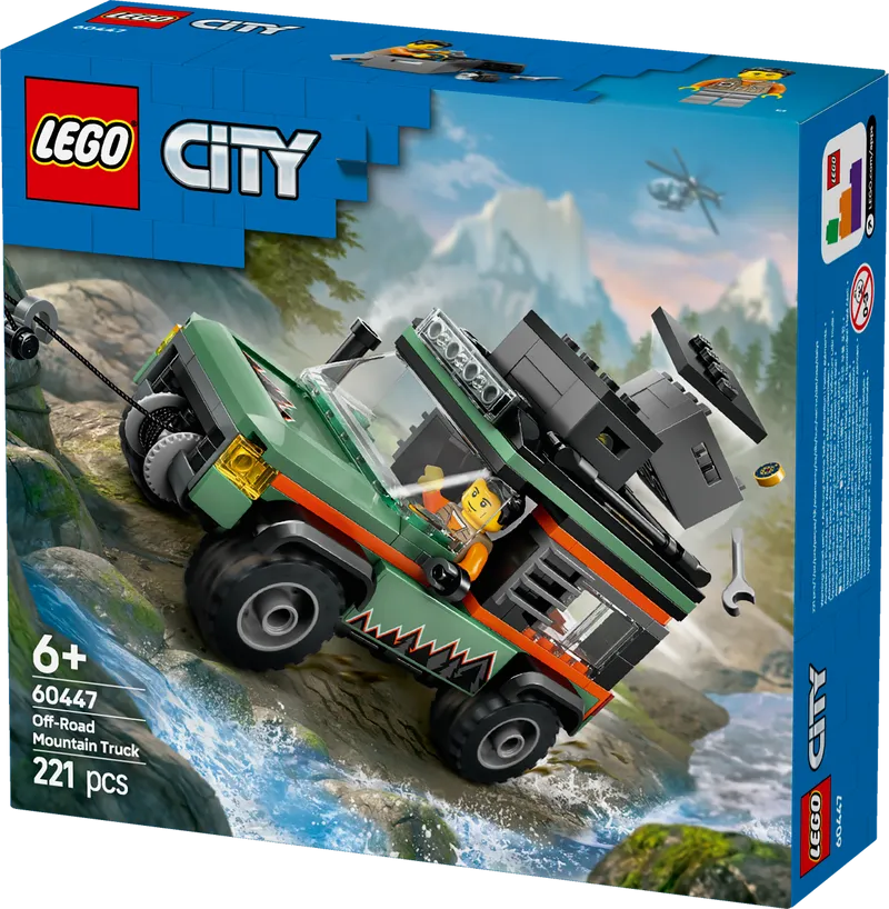 LEGO Off-Road Berg voertuig 60447 City (Pre-Order: januari 2025) LEGO CREATOR @ 2TTOYS | Official LEGO shop😊🥰 LEGO €. 16.99