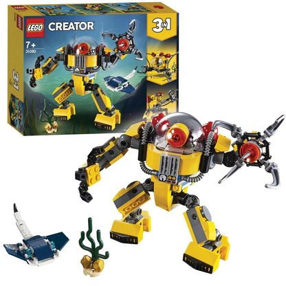 LEGO Onderwater robot 31090 Creator 3-in-1 LEGO CREATOR @ 2TTOYS | Official LEGO shop😊🥰 LEGO €. 19.99