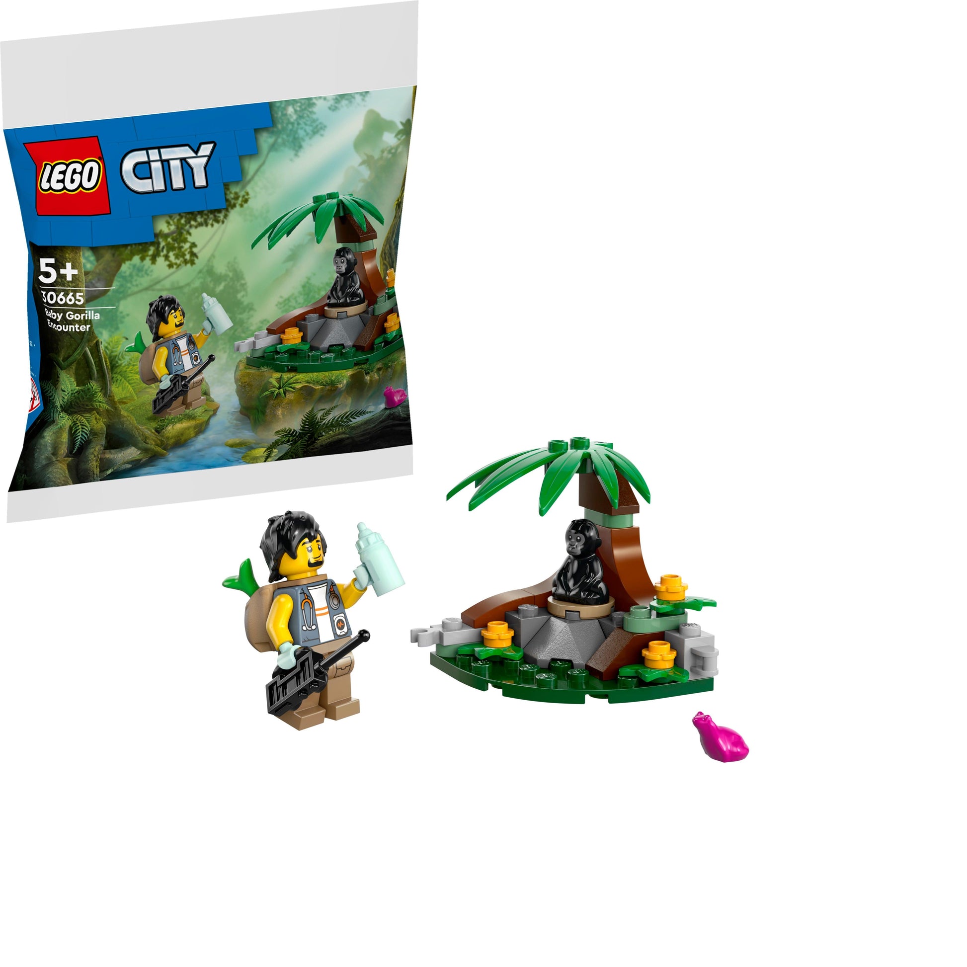 LEGO Ontmoeting met de babygorilla 30665 City LEGO CITY @ 2TTOYS | Official LEGO shop😊🥰 LEGO €. 3.49