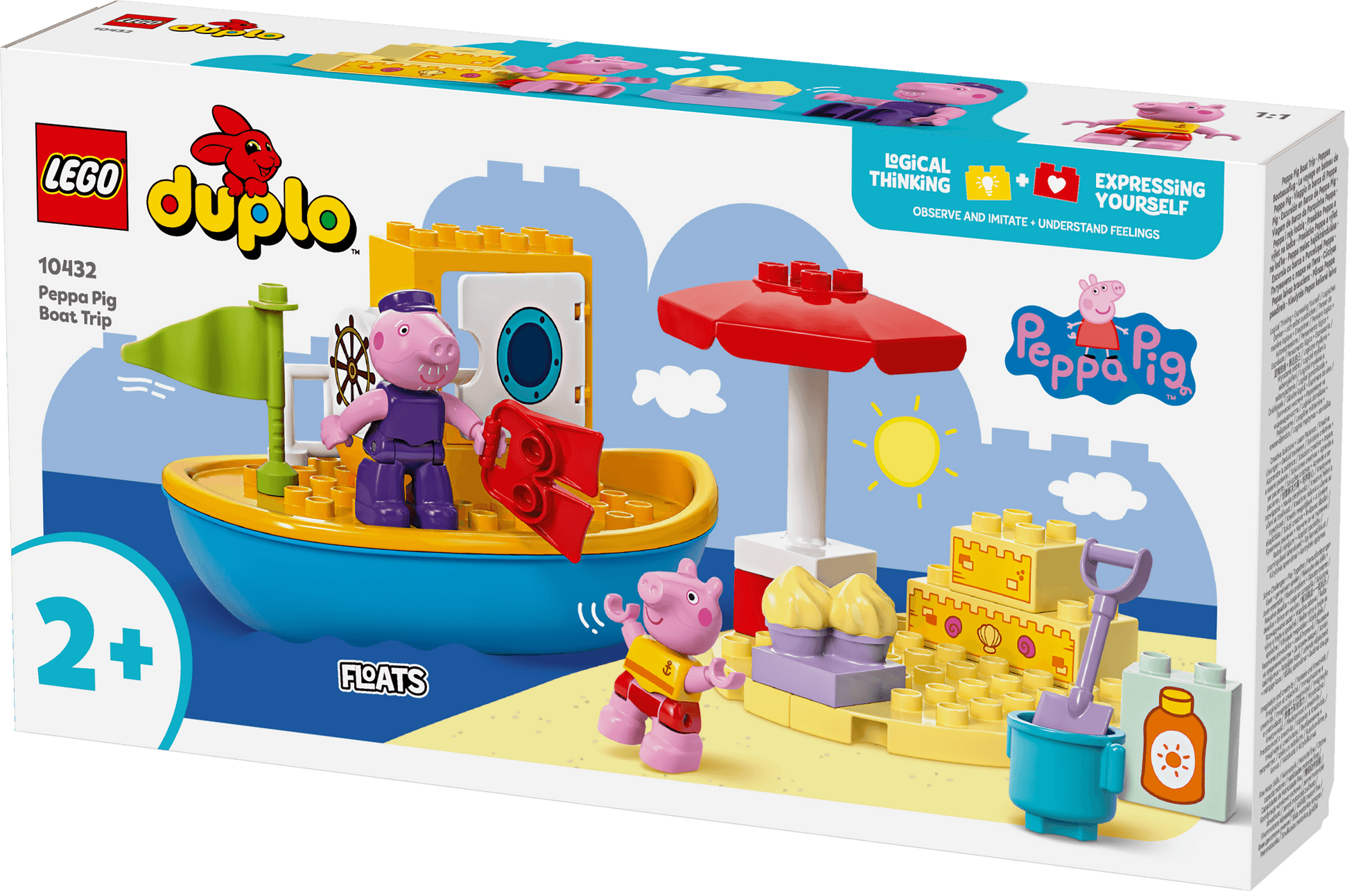 LEGO Peppa Big bootreis 10432 DUPLO (Pre-Order: verwacht juni) PEPPA PIG @ 2TTOYS LEGO €. 24.99