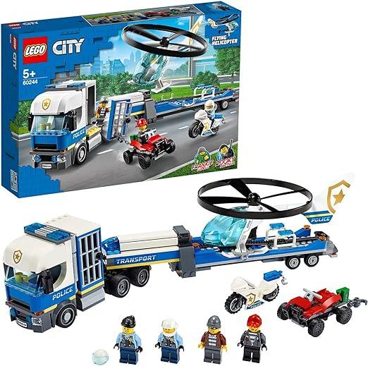 LEGO Politie Helikopter transport met de vrachtwagen 60244 City LEGO CITY POLITIE @ 2TTOYS | Official LEGO shop😊🥰 LEGO €. 39.99