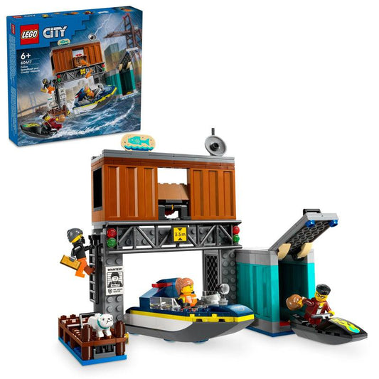 LEGO Politiespeedboot en boevenschuilplaats 60417 City LEGO CITY @ 2TTOYS | Official LEGO shop😊🥰 LEGO €. 32.49