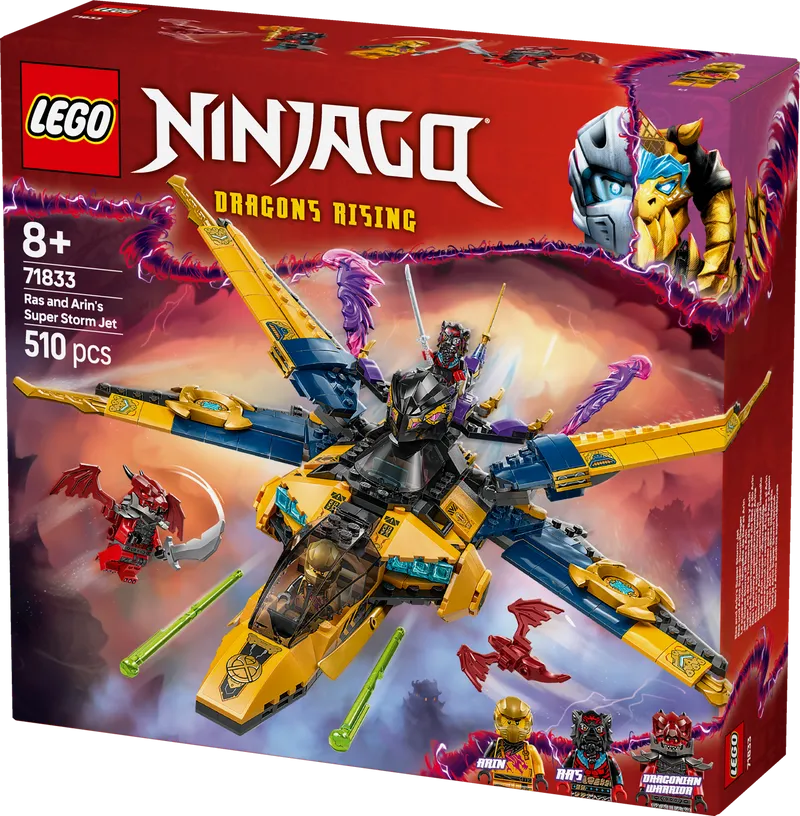 LEGO Ras & Arin's Super Storm Vliegtuig 71833 Ninjago @ 2TTOYS | Official LEGO shop😊🥰 2TTOYS | Official LEGO shop😊🥰 €. 42.49