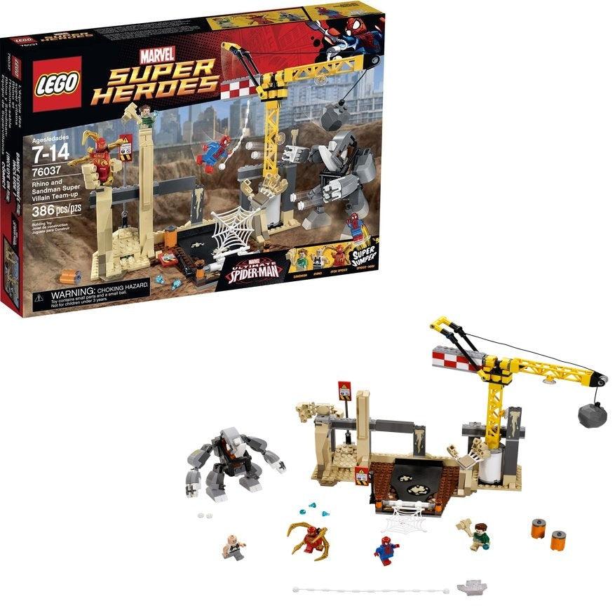 LEGO Rhino and Sandman Team-up 76037 SpiderMan LEGO SPIDERMAN @ 2TTOYS | Official LEGO shop😊🥰 LEGO €. 44.49