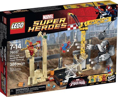 LEGO Rhino and Sandman Team-up 76037 SpiderMan LEGO SPIDERMAN @ 2TTOYS | Official LEGO shop😊🥰 LEGO €. 44.49