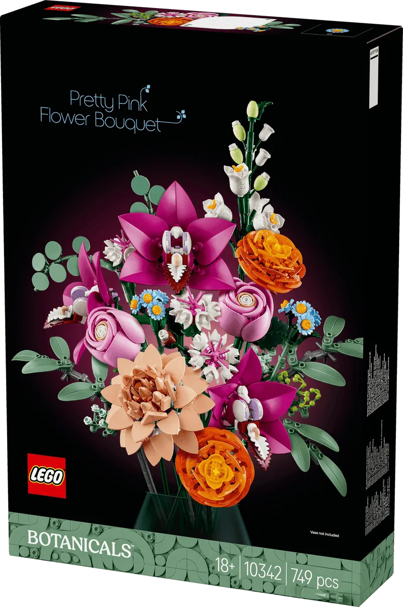 LEGO Roze boeket 10342 Botanical @ 2TTOYS | Official LEGO shop😊🥰 2TTOYS €. 49.99