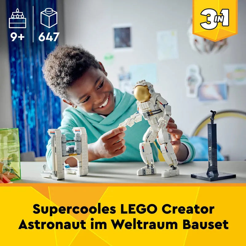 LEGO Ruimte astronaut 31152 Creator 3 in 1 LEGO CREATOR 3 IN 1 @ 2TTOYS | Official LEGO shop😊🥰 LEGO €. 42.48