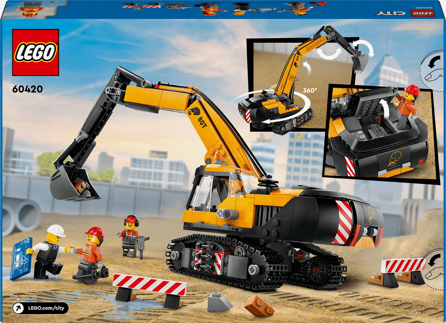 LEGO Rupsbanden graafmachine 60420 City (Pre-Order: verwacht juni) LEGO CITY @ 2TTOYS LEGO €. 46.49