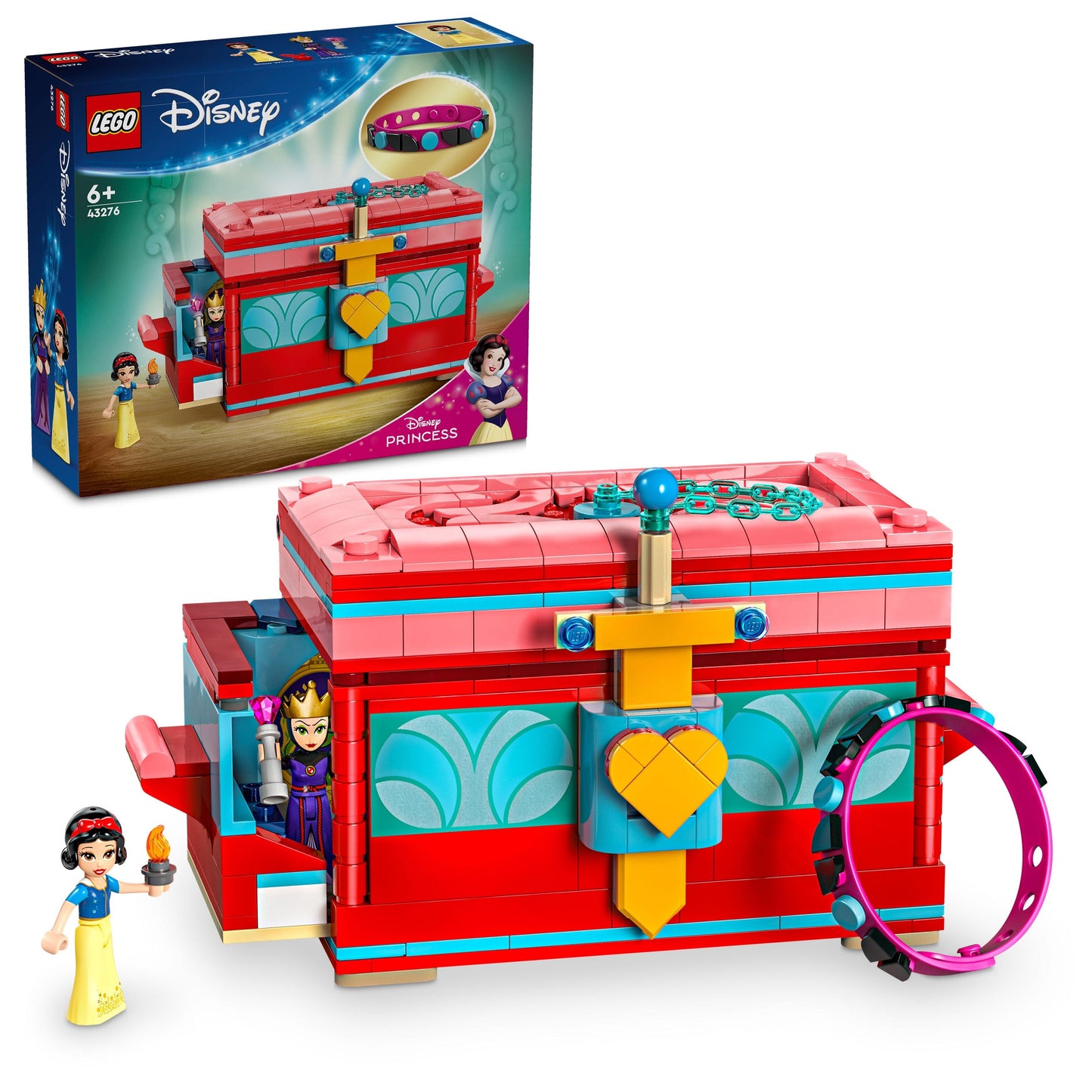 LEGO Snow White Jewelry Box 43276 Disney LEGO DUPLO @ 2TTOYS LEGO €. 44.99