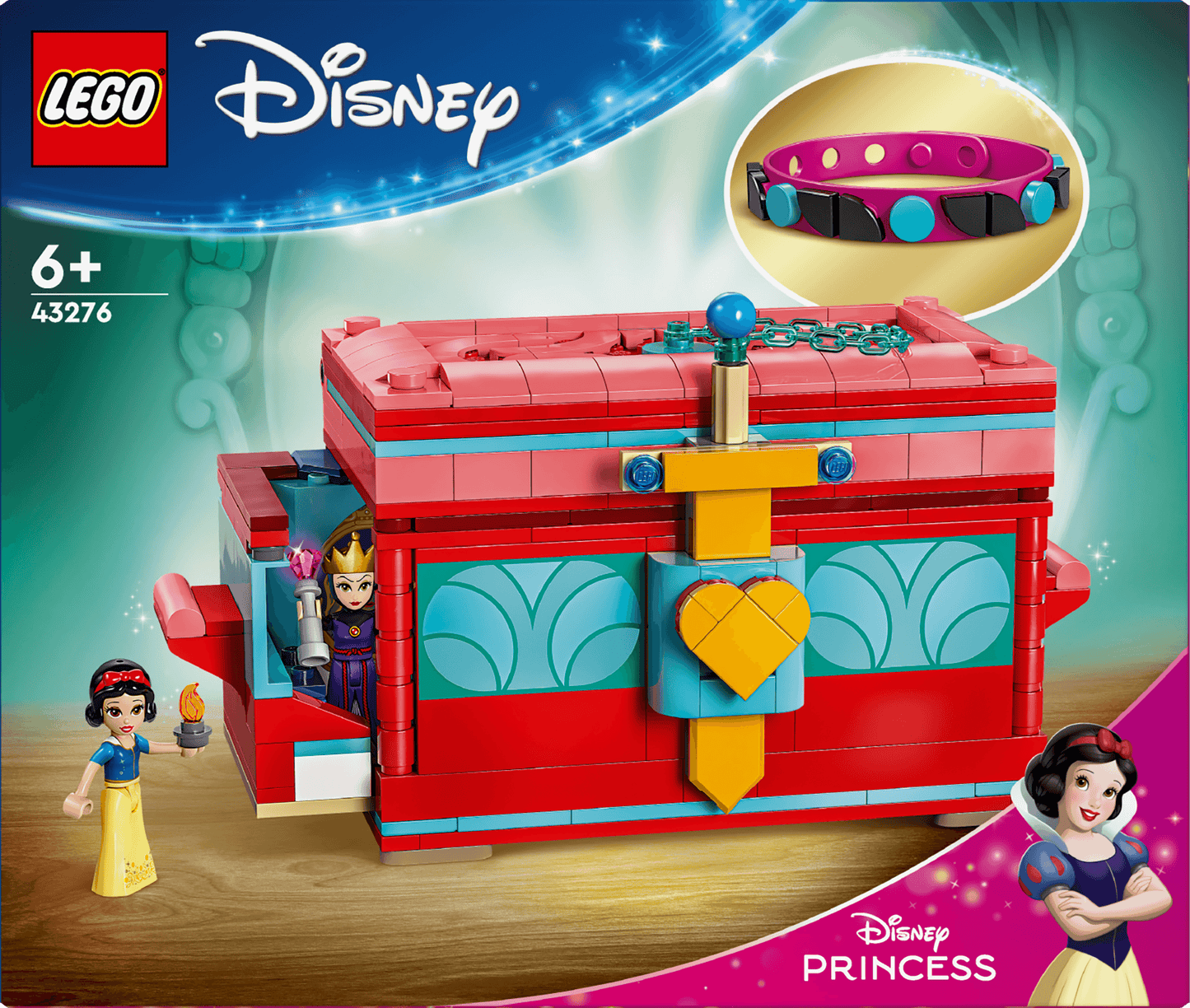 LEGO Snow White Jewelry Box 43276 Disney LEGO DUPLO @ 2TTOYS LEGO €. 44.99