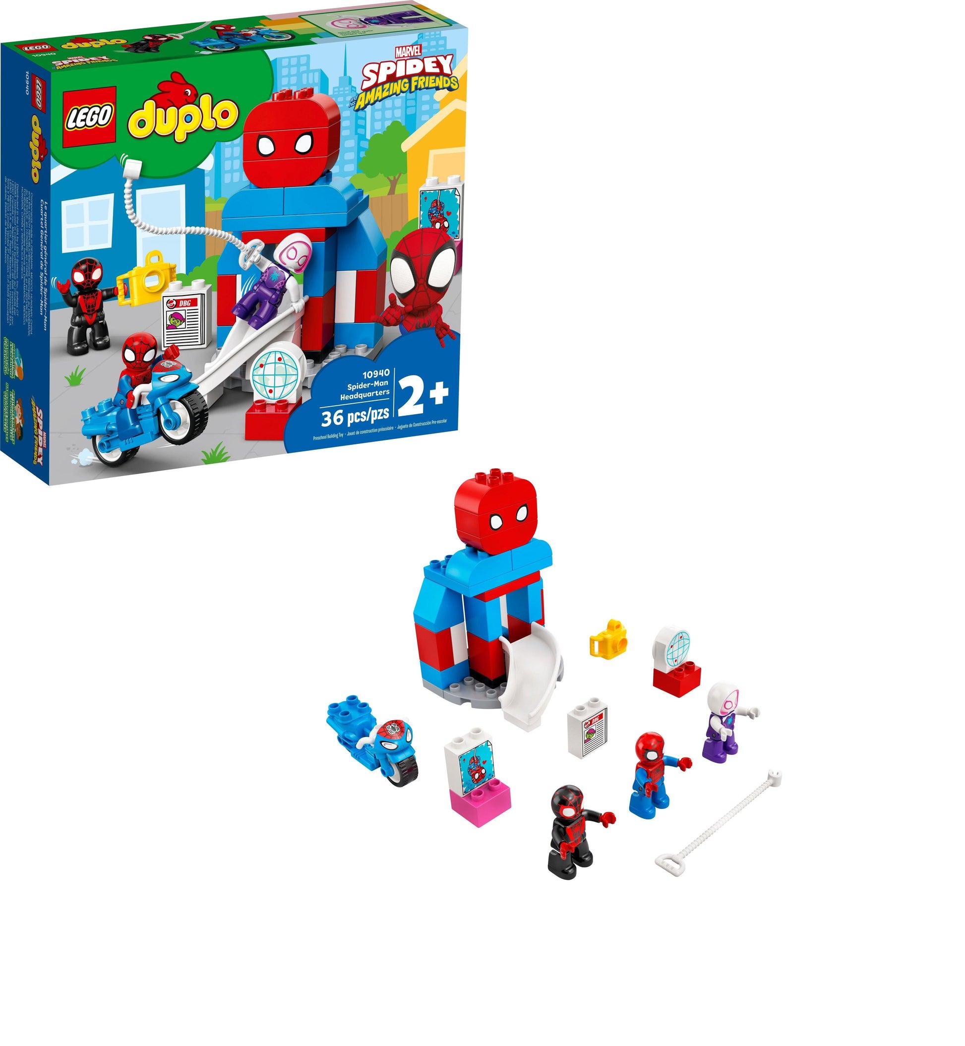 LEGO Spider-Man Headquarters 10940 DUPLO LEGO SPIDERMAN @ 2TTOYS | Official LEGO shop😊🥰 LEGO €. 34.99