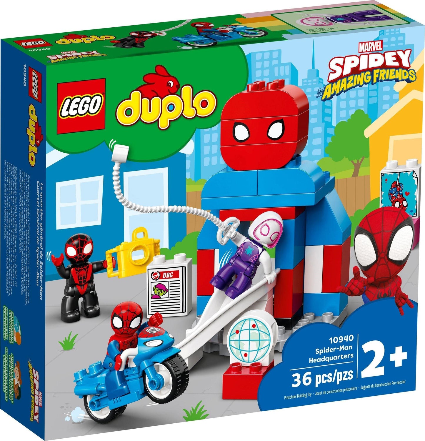 LEGO Spider-Man Headquarters 10940 DUPLO LEGO SPIDERMAN @ 2TTOYS | Official LEGO shop😊🥰 LEGO €. 34.99