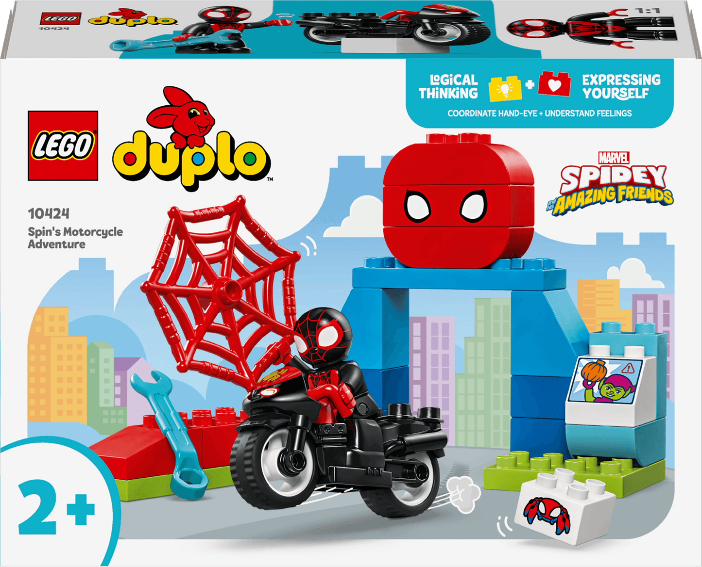 LEGO Spidy's motorcycle adventure 10424 Superheroes LEGO DUPLO @ 2TTOYS LEGO €. 19.99