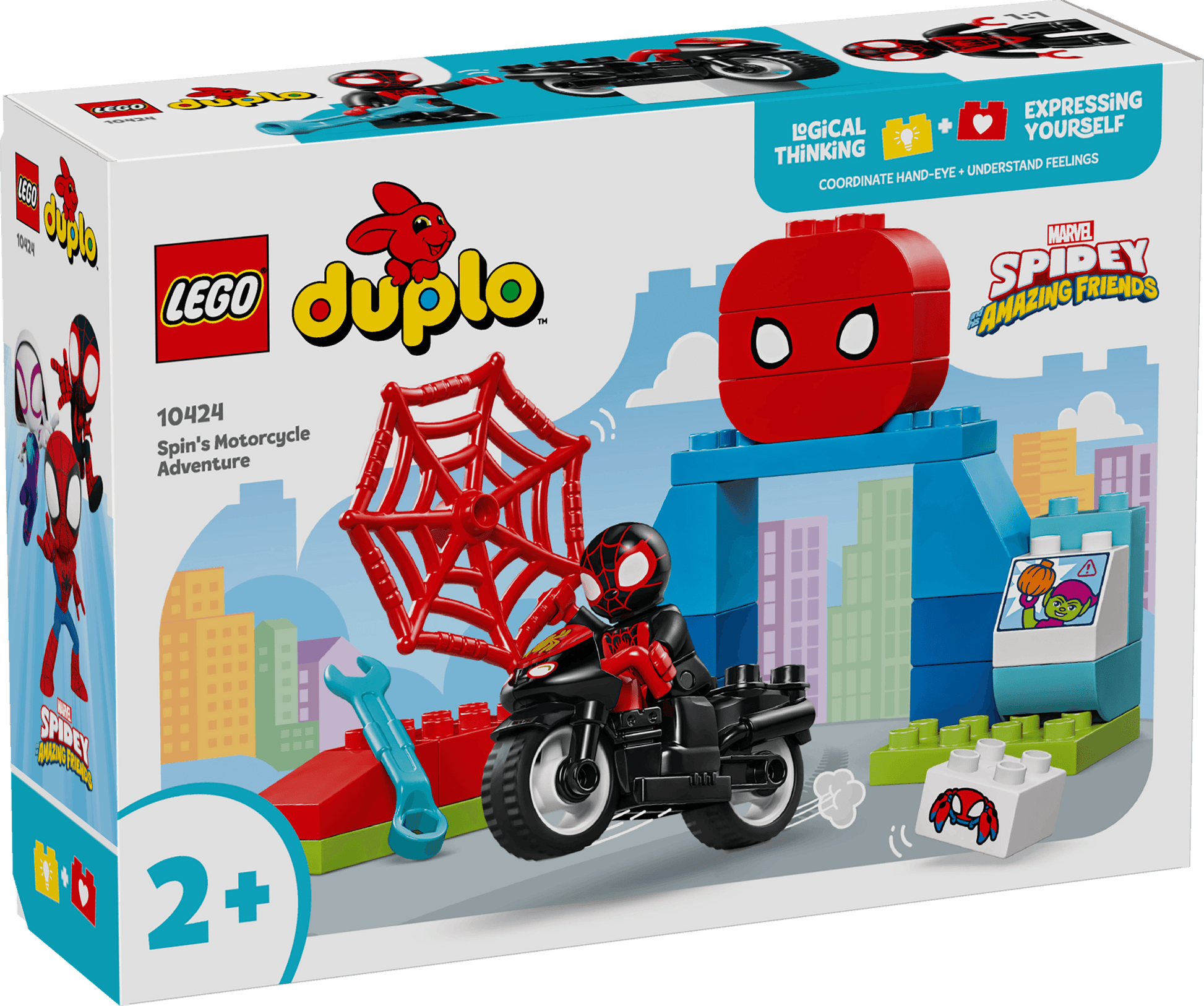 LEGO Spidy's Motorfiets avontuur 10424 Superheroes LEGO DUPLO @ 2TTOYS LEGO €. 16.49