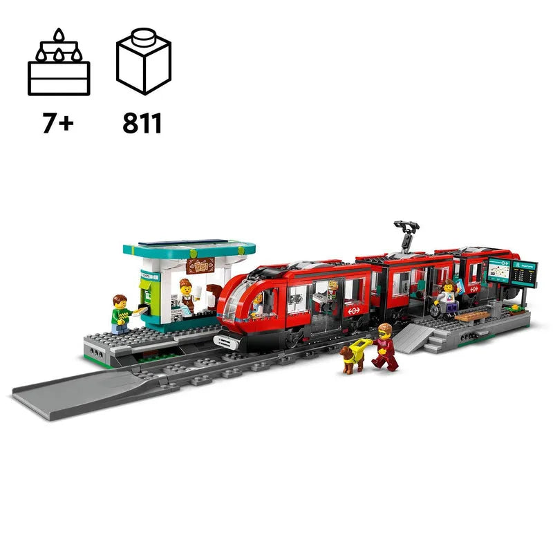 LEGO Stadstram en station 60423 City LEGO CITY @ 2TTOYS | Official LEGO shop😊🥰 LEGO €. 76.49