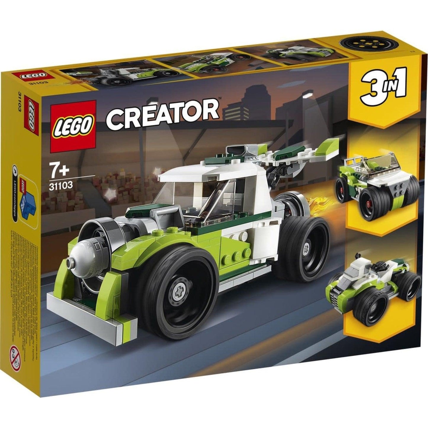 LEGO Supersnelle raketwagen 31103 Creator 3-in-1 LEGO CREATOR @ 2TTOYS | Official LEGO shop😊🥰 LEGO €. 19.99