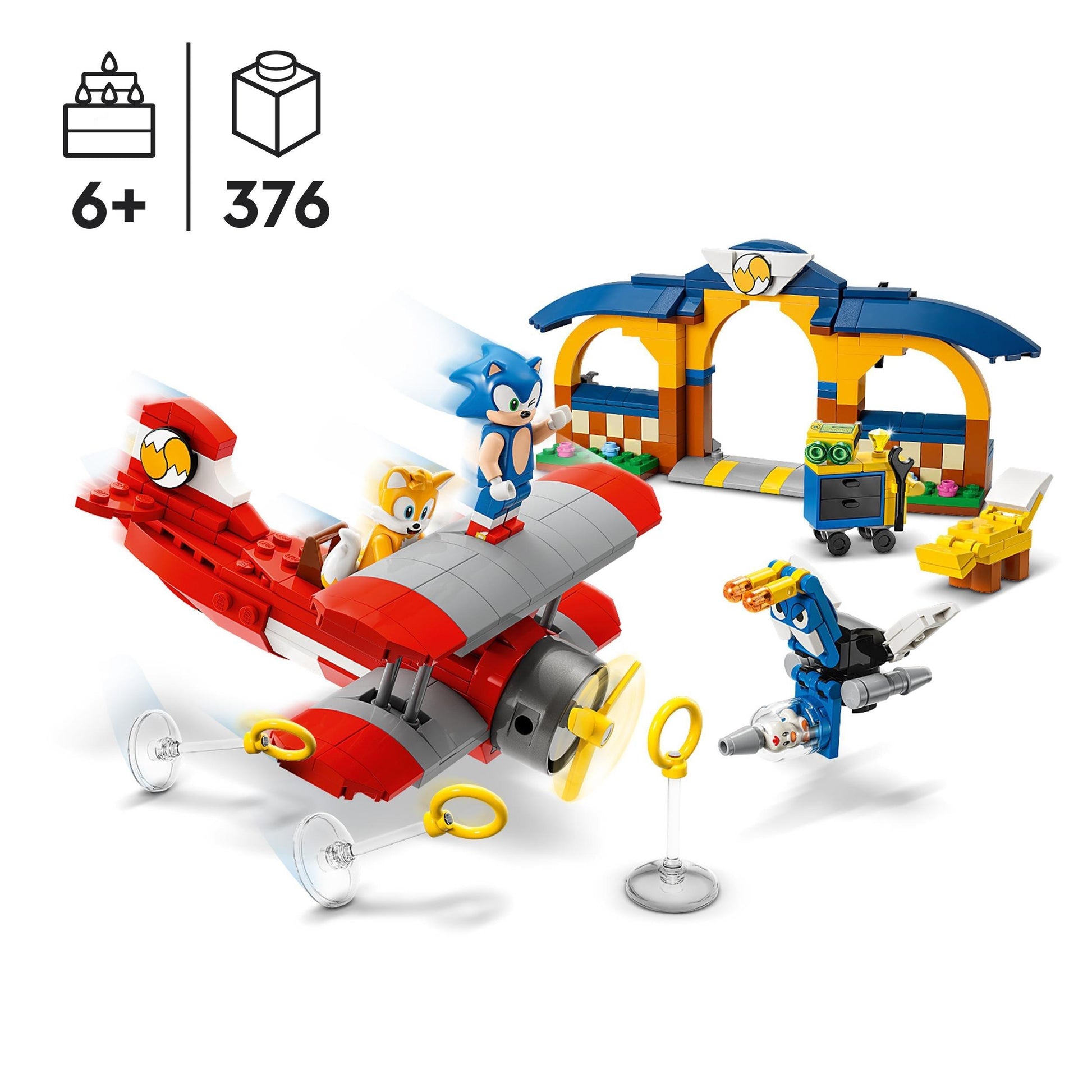 LEGO Tails' Workshop and Tornado Plane 76991 Sonic LEGO @ 2TTOYS | Official LEGO shop😊🥰 LEGO €. 36.48