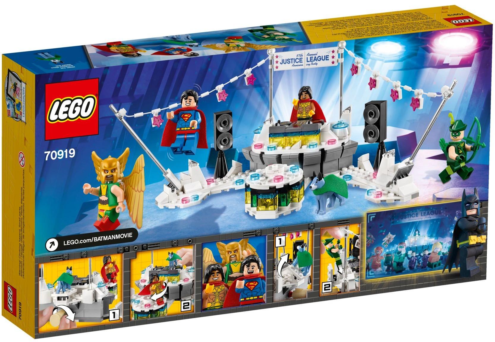 LEGO The Justice League Anniversary Party 70919 Batman LEGO BATMAN @ 2TTOYS | Official LEGO shop😊🥰 LEGO €. 39.99