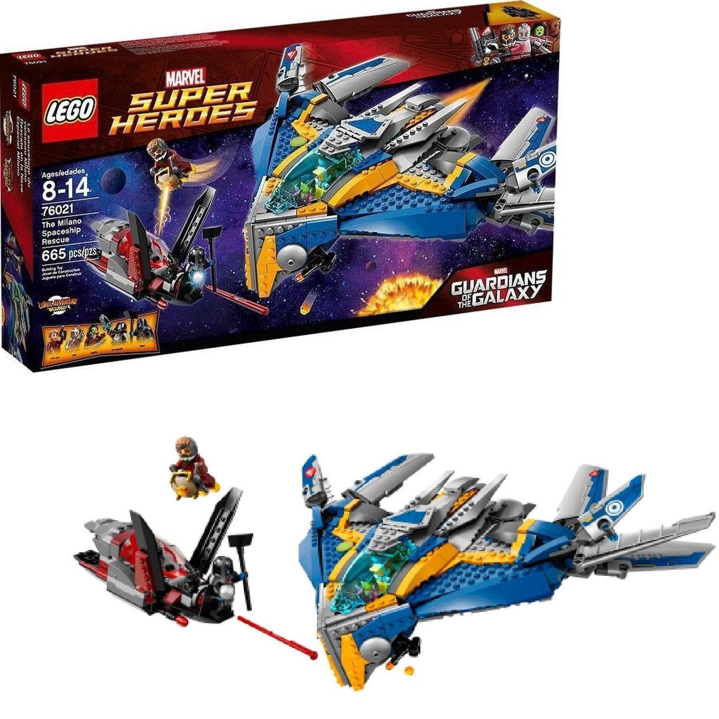 LEGO The Milano Spaceship Rescue 76021 Marvel Super Heroes LEGO The Milano Spaceship Rescue 76021 Marvel Super Heroes 76021 @ 2TTOYS | Official LEGO shop😊🥰 LEGO €. 214.99