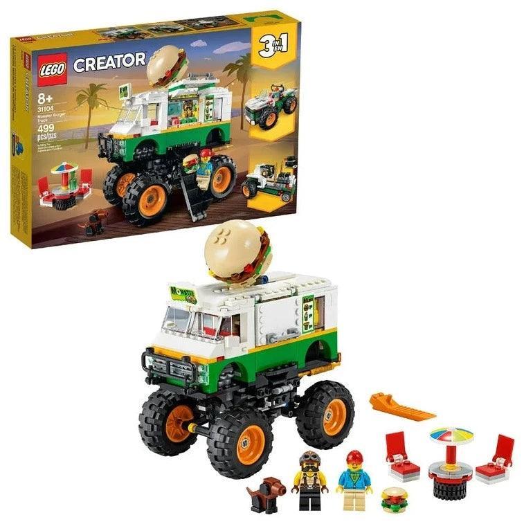 LEGO The Monster Burger Truck 31104 Creator 3-in-1 LEGO CREATOR @ 2TTOYS | Official LEGO shop😊🥰 LEGO €. 39.99