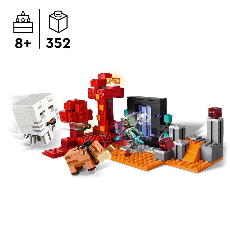 LEGO The Nether Portal Ambush 21255 Minecraft LEGO MINECRAFT @ 2TTOYS | Official LEGO shop😊🥰 LEGO €. 37.99