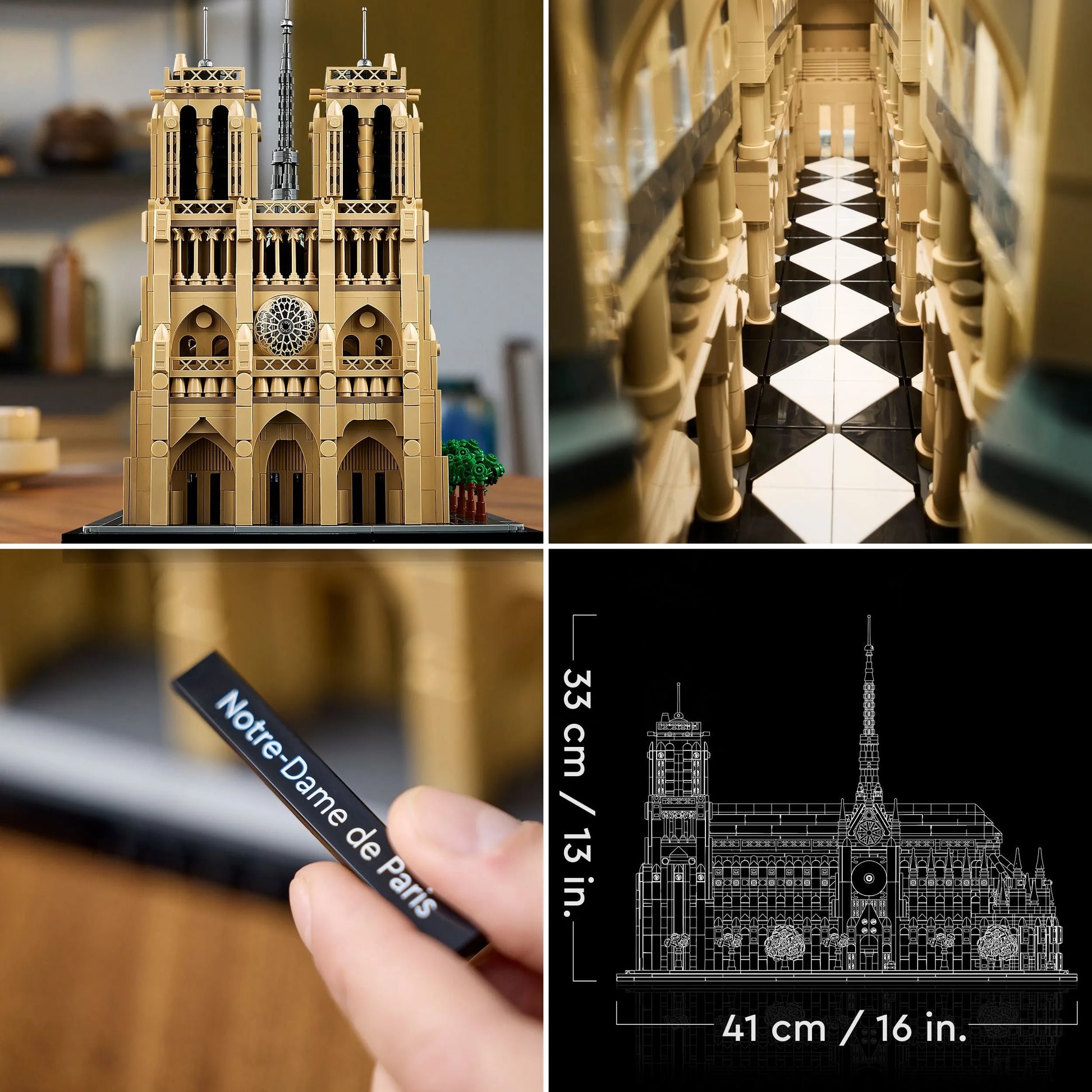 LEGO The Notre-Dame de Paris 21061 Architecture LEGO ARCHITECTURE @ 2TTOYS | Official LEGO shop😊🥰 LEGO €. 194.99