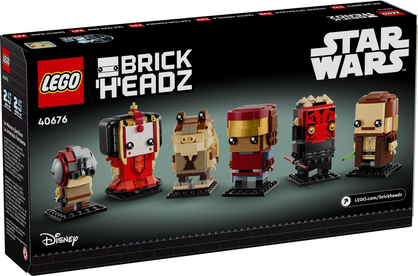 LEGO The Phantom Menace 40676 StarWars LEGO BRICKHEADZ @ 2TTOYS 2TTOYS €. 59.99