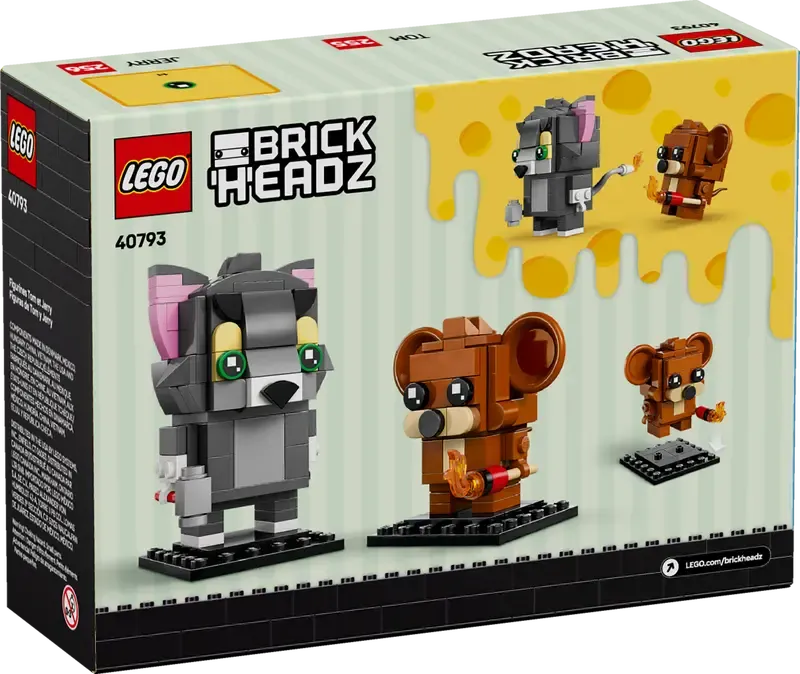 LEGO Tom and Jerry figures 40793 Brickheadz @ 2TTOYS | Official LEGO shop😊🥰 2TTOYS | Official LEGO shop😊🥰 €. 14.99