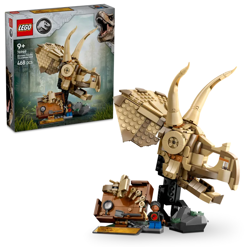 LEGO Triceratops schedel 76969 Jurassic World LEGO Jurassic World @ 2TTOYS | Official LEGO shop😊🥰 LEGO €. 38.49