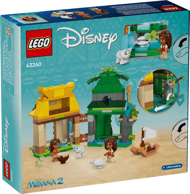 LEGO Vaiana's speeleiland 43260 Disney @ 2TTOYS | Official LEGO shop😊🥰 LEGO €. 16.99