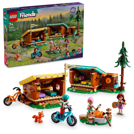 LEGO Vakantie Kamp Knusse Hutten 42624 Friends (Pre-Order: verwacht juni) LEGO Friends @ 2TTOYS LEGO €. 37.49