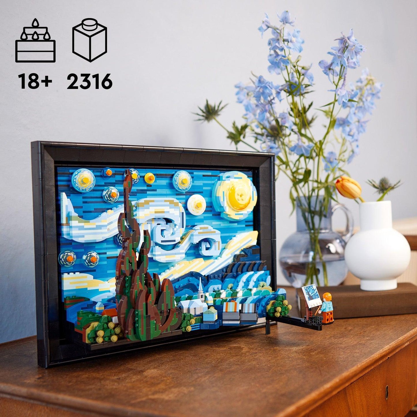 LEGO Vincent van Gogh The Starry Night 21333 Ideas LEGO IDEAS @ 2TTOYS | Official LEGO shop😊🥰 LEGO €. 169.99