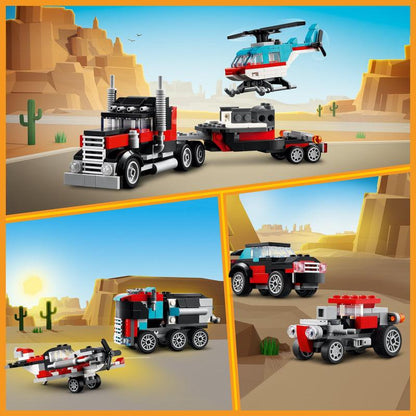 LEGO Vrachtwagen met helikopter 31146 Creator 3 in 1 LEGO CREATOR 3 IN 1 @ 2TTOYS | Official LEGO shop😊🥰 LEGO €. 16.48