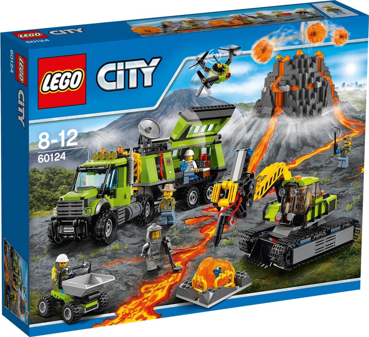 LEGO Vulkaan Mobiel controle centrum truck met oplegger 60124 City LEGO CITY VULKAANONDERZOEK @ 2TTOYS | Official LEGO shop😊🥰 LEGO €. 114.99