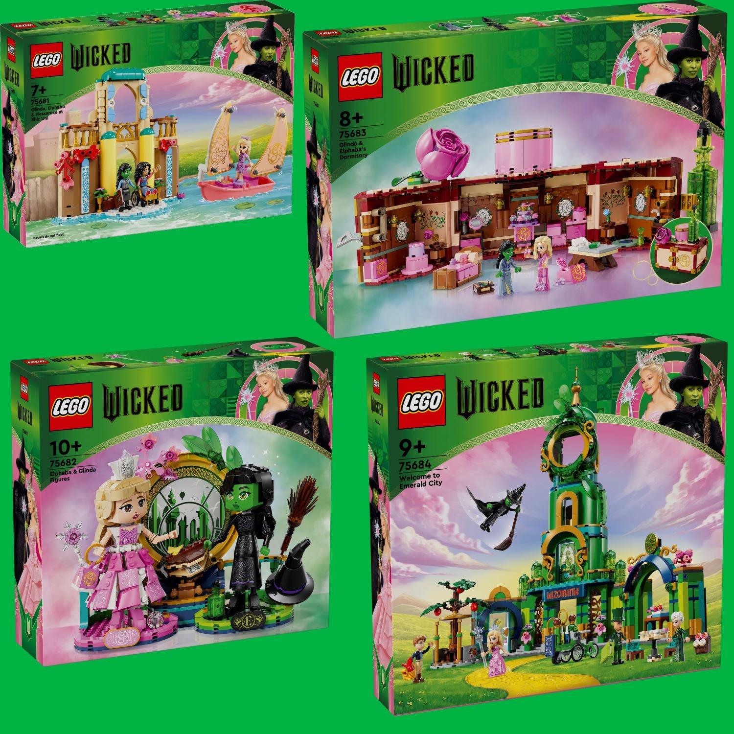 LEGO Wicked: 75681, 75682, 75683 & 75684 (Pre-Order: oktober LEGO WICKED @ 2TTOYS | Official LEGO shop😊🥰 LEGO €. 212.49