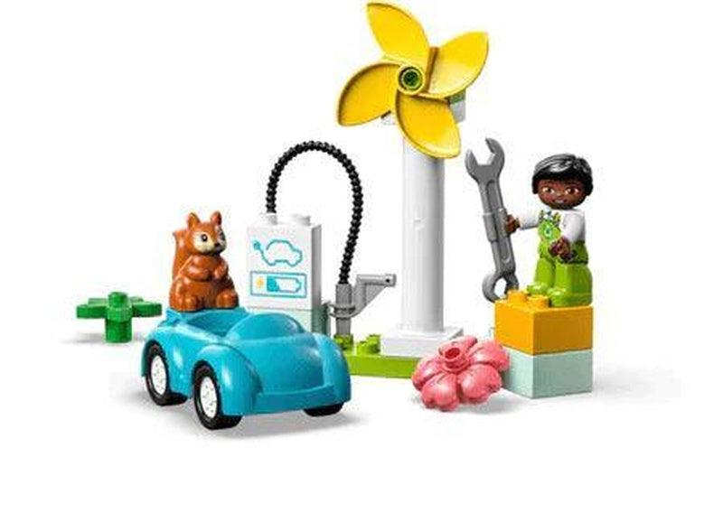 LEGO Wind turbine en electrische auto 10985 DUPLO @ 2TTOYS | Official LEGO shop😊🥰 LEGO €. 8.48